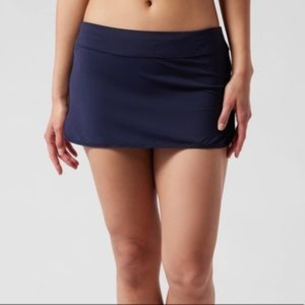 NWT Athleta Tidal Skirt dress blue L